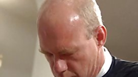 Maid fucks with her master and eats his cock every day