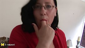 Spanish very vicious fucks the Boy Cock to blow his pussy