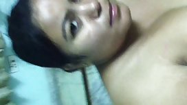 Santa Claus receives a gift bitch